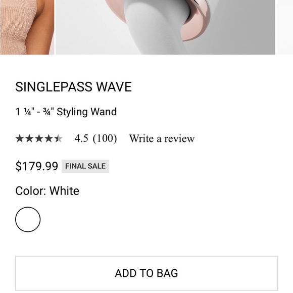 T3 SinglePass Curling Wand - Picture 5 of 9